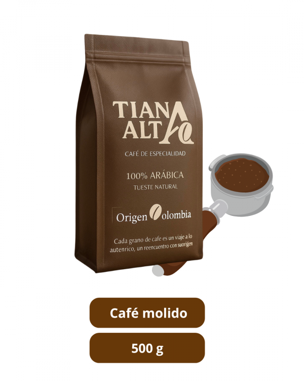 Café en molido 500 g — Tiana Alta