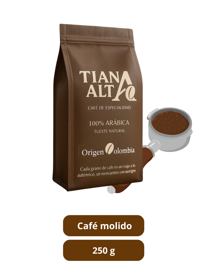 Café en molido 250 g — Tiana Alta