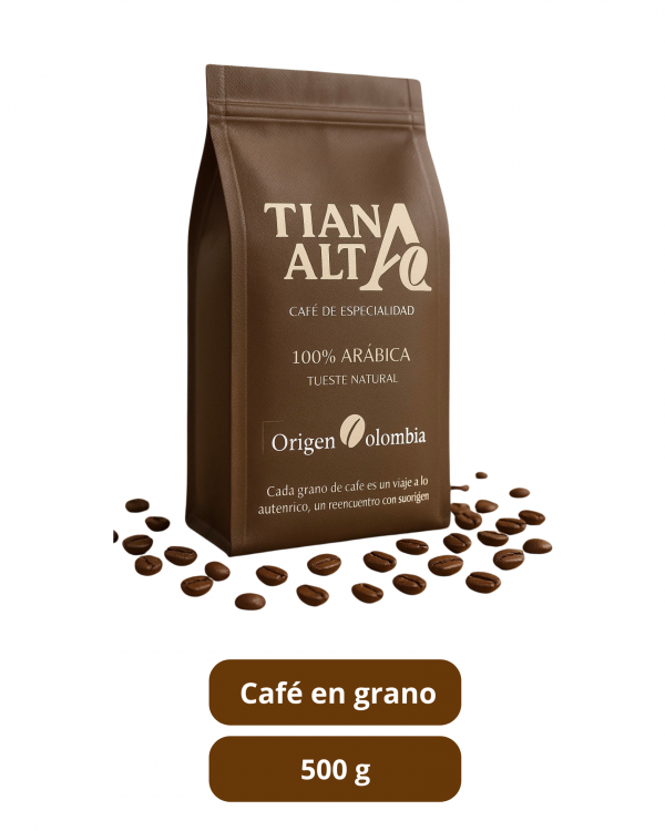 Café en grano 500 g — Tiana Alta